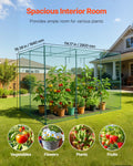 Crop Cage 2.9x1.94x1.94m Plant Protection Tent Zippered Door Garden