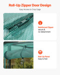 Crop Cage 2.9x1.94x1.94m Plant Protection Tent Zippered Door Garden