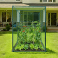 Crop Cage 3.56x1.2x1.94m Plant Protection Tent Zippered Door Garden