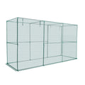 Crop Cage 3.56x1.2x1.94m Plant Protection Tent Zippered Door Garden