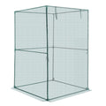 Crop Cage, 1.2 x 1.2 x 1.8 m Plant Protection Tent with Zippered Door, Wind-Resistant Tall Crop Cage, Easy to Install, Outdoor Raised Bed Cover, Tomato Plant Netting for Garden Patio Lawn