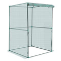 Crop Cage 1.2x1.2x1.8m Plant Protection Tent Zippered Door Garden