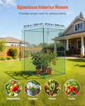 Crop Cage 1.2x1.2x1.8m Plant Protection Tent Zippered Door Garden