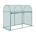 Crop Cage 1.8x0.91x1.5m Plant Protection Tent Zippered Door Frame