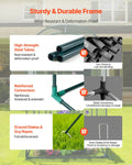 Crop Cage 1.8x0.91x1.5m Plant Protection Tent Zippered Door Frame