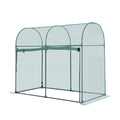 Crop Cage 1.8x0.91x1.5m Plant Protection Tent Zippered Door Frame