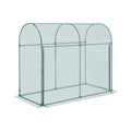 Crop Cage 1.8x0.91x1.5m Plant Protection Tent Zippered Door Frame