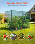 Crop Cage 2.39x1.2x1.8m Plant Protection Tent Zippered Door Garden