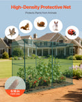 Crop Cage 2.39x1.2x1.8m Plant Protection Tent Zippered Door Garden