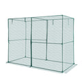 Crop Cage 2.39x1.2x1.8m Plant Protection Tent Zippered Door Garden