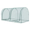 Crop Cage, 2.48 x 1.2 x 1.2 m Plant Protection Tent with Zippered Door, Wind-Resistant Tall Crop Cage, Easy to Install, Outdoor Raised Bed Cover with Frame, Plant Netting for Garden Patio Lawn