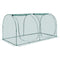 Crop Cage 2.48x1.2x1.2m Plant Protection Tent Zippered Door Frame