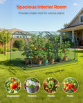Crop Cage 2.48x1.2x1.2m Plant Protection Tent Zippered Door Frame