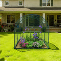 Crop Cage 2.48x1.2x1.2m Plant Protection Tent Zippered Door Frame