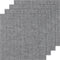 Carpet Tiles Peel Stick 12 Pack Light Grey Self Adhesive DIY Floor