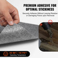 Carpet Tiles Peel Stick 12 Pack Light Grey Self Adhesive DIY Floor