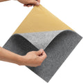 Carpet Tiles Peel Stick 12 Pack Light Grey Self Adhesive DIY Floor