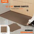 Carpet Tiles Peel and Stick 10 Pack Self Adhesive Dark Brown