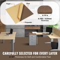 Carpet Tiles Peel and Stick 10 Pack Self Adhesive Dark Brown