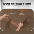 Carpet Tiles Peel and Stick 10 Pack Self Adhesive Dark Brown
