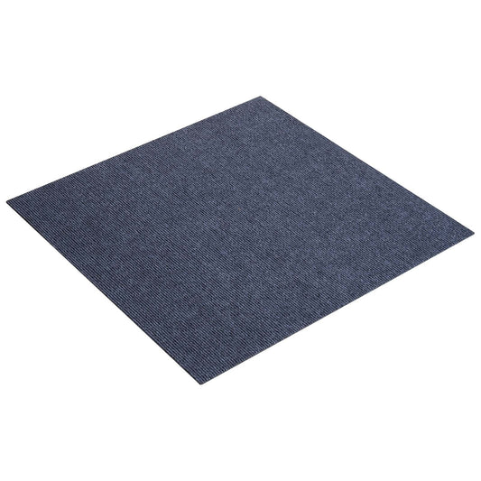 Carpet Tiles 610x610mm 15 Pack Self Adhesive Grey Peel Stick
