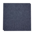 Carpet Tiles 610x610mm 15 Pack Self Adhesive Grey Peel Stick