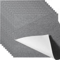 Carpet Tiles Self Adhesive 30x30cm Light Gray 9 Pack DIY