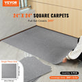 Carpet Tiles Self Adhesive 30x30cm Light Gray 9 Pack DIY