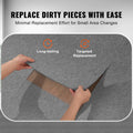 Carpet Tiles Self Adhesive 30x30cm Light Gray 9 Pack DIY
