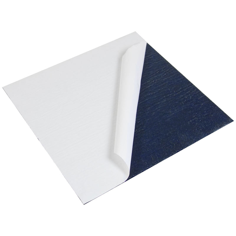 Carpet Tiles Peel and Stick, Squares Self Adhesive Carpet Floor Tile, Soft Padded Carpet Tiles, Easy Install DIY for Bedroom Living Room Indoor Outdoor (15Tiles, Dark Blue)