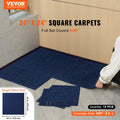 Carpet Tiles Peel Stick 15 Pack Dark Blue Self Adhesive Square