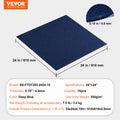 Carpet Tiles Peel Stick 15 Pack Dark Blue Self Adhesive Square