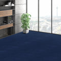 Carpet Tiles Peel Stick 15 Pack Dark Blue Self Adhesive Square