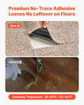 Carpet Tiles 457x457mm 10 Pack Self Adhesive Light Brown 2.1m²
