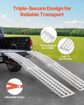Aluminum Ramps 2000lbs 2pcs ATV UTV Motorcycle Loading Ramp