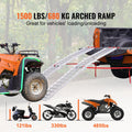 Aluminum Ramp 1500 LBS Foldable Loading Ramps for Pickup Trucks Bed 2 PCS