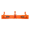 3-Point Quick Hitch with 2 in Receiver, 3000 Lbs Lift Capacity, 3-Pt Hitch with 5 Level Adjustable Bolt, Adaptation to Category 1 & 2 Tractor, Heavy Duty 3 Point Attachments, Orange