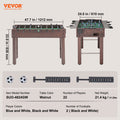 48 inch Foosball Table Indoor Full Size Soccer Game Room with Balls