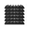 Acoustic Foam Panels 24 Pack 12x12x2 Adhesive Wall Ceiling
