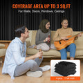 Acoustic Foam Panels 4 Pack 16.5x6.3x12in Wall Ceiling