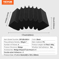 Acoustic Foam Panels 4 Pack 16.5x6.3x12in Wall Ceiling