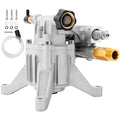 Pressure Washer Pump, 22 mm Shaft Vertical, 3400 PSI, 2.5 GPM, Replacement Power Washer Pumps Kit, Parts Washer Pump, Compatible with Honda, Simpson, RYOBI, Briggs & Stratton, Subaru, Craftsman