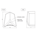 Dolphy ADGE Hand Dryer 550W 1100W Black