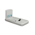 Dolphy Vertical Baby Change Station HDPE Plastic White