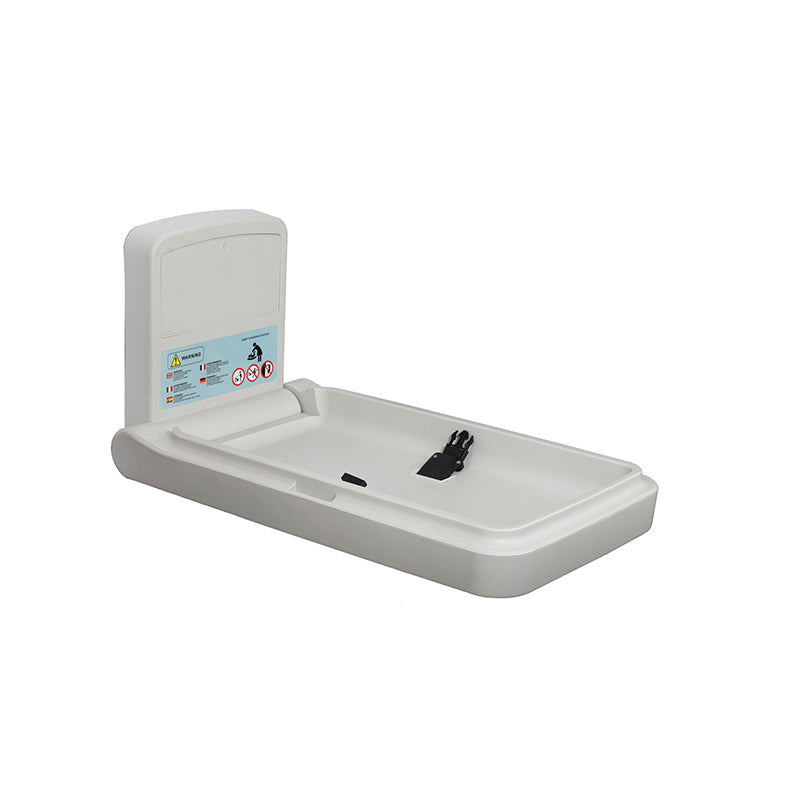 Dolphy Vertical Baby Change Station HDPE Plastic White