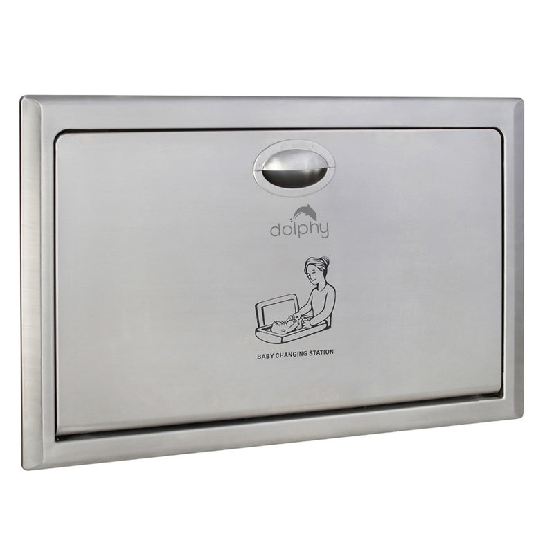 Dolphy Recessed Baby Change Station Stainless Steel