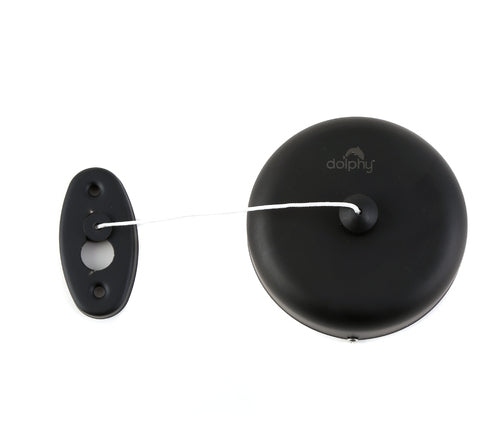 Dolphy Retractable Clothesline Single Black 20m
