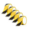 Dolphy Floor Marking Tape Zebra Stripes 5 Pack - Yellow Black