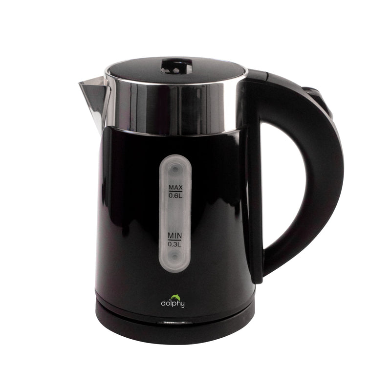 Dolphy Stainless Steel Electric Kettle 0.6L Black