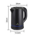 Dolphy Electric Kettle 0.8L Matt Black with Light Design